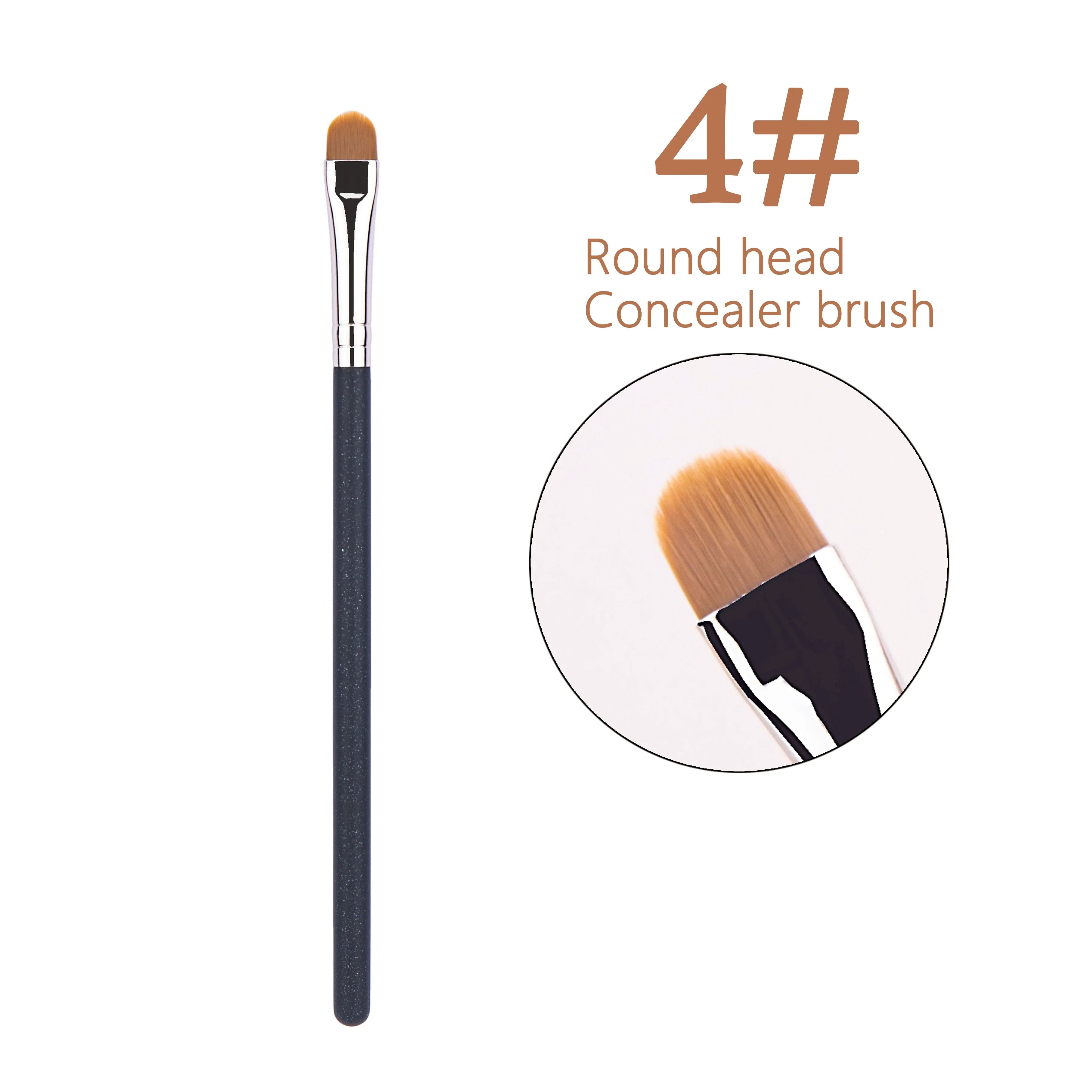 New Ultra-thin Foundation Brush Pointed Precise Foundation Concealer Blending Brush Facial Liquid Foundation Makeup Tool Lootquake LLC