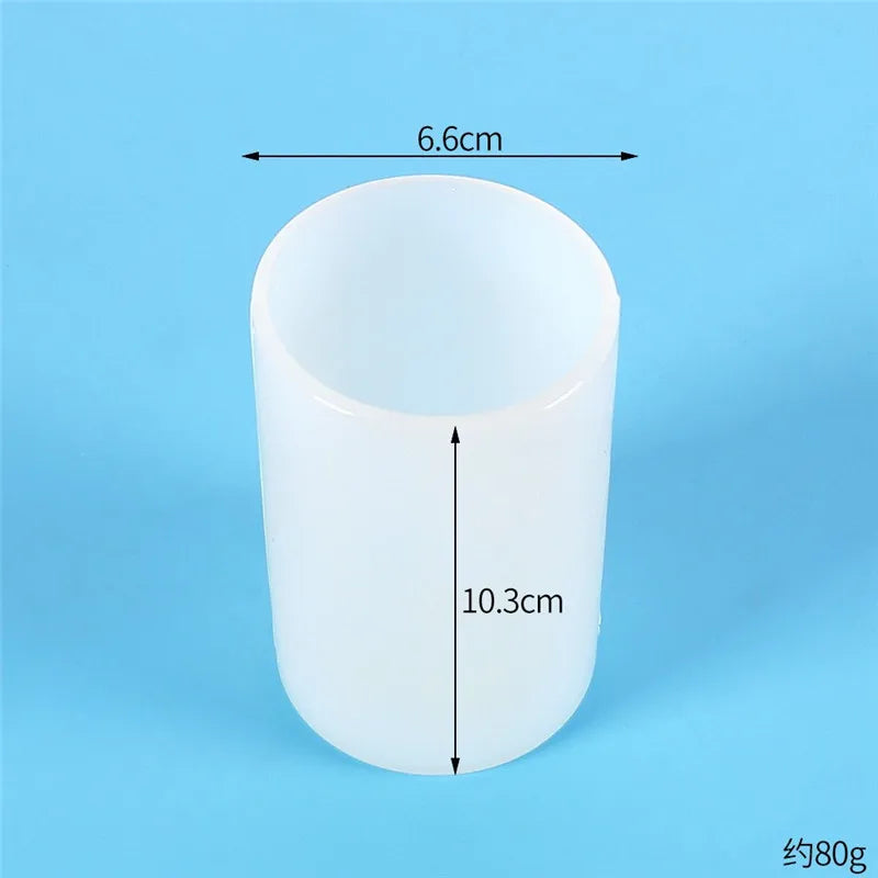 3D Cylinder Shape Candle Silicone Mold DIY Cented Candle Soap Mould Craft Gift Making Plaster Resin Wax Homemade Decoration Lootquake LLC