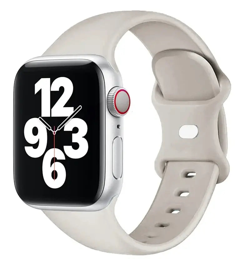 Apple Watch Silicone Band - Soft Waterproof Flexible Strap - SJB-DIAMOND ELITES