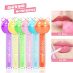 2 In 1 Cute Lollipop Lip Gloss Moisturizing Lip Plumper Lip Balm Lipstick Mineral Oil Lip Nutritious Lips Care Makeup Cosmetics Lootquake LLC