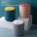 Mini Waste Bin Desktop Office Trash Can Home Garbage Basket Table Plastic Organizer Office Supplies Dustbins Sundries Barrel Box Lootquake LLC