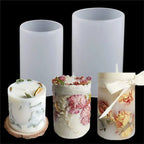 3D Cylinder Shape Candle Silicone Mold DIY Cented Candle Soap Mould Craft Gift Making Plaster Resin Wax Homemade Decoration Lootquake LLC