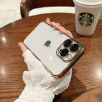 Luxury Square Transparent Case For iPhone  11 Pro Max Mini XR X XS Max 8 7 Plus Silicone Cover Protection Non-Yellowing Shockproof Phone Case for iPhone Elegant Transaprent Design For Iphone Stevvex