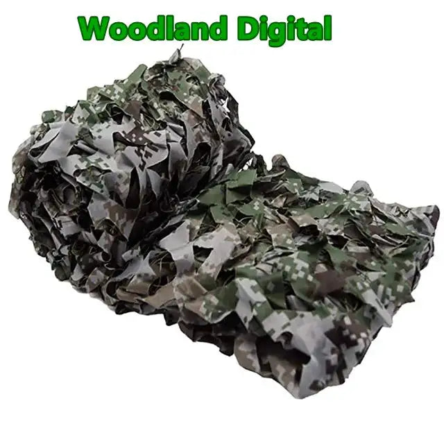Military Camouflage Net Camouflage Net Military Net Shade Net Hunting Garden Car Outdoor Camping Shade Tent 2x2m/3x6m4x5m