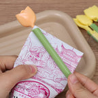 5Pcs Tulip Seal Clips Kitchen Food Snack Seal Sealing Bag Clips with Magnetic Storage Box Reusable Bag Sealer Home Storage Tools Lootquake LLC