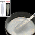 Jillnails 100g Glitter Shimmer Milky Hard Gel Builder Nail for Nails ExtensionsRoyal Blue Pink  UV LED Camouflage  Selfleveling Lootquake LLC