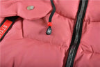 4 Color Big Size Winter Keep Warm Long Style Girls Jacket Teenage Thick Heavy Cold-proof Hooded Windbreaker Coat For Kids