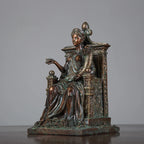 In Stock Fortuna Scuplture Statue of Tyche Greek Mythology Lucky Wealth Figurines Antique Ornament Home Decor Office Lootquake LLC