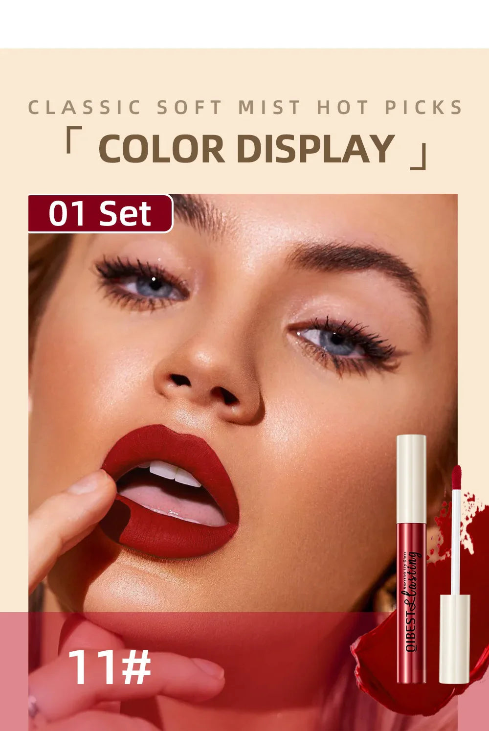 Luxury Matte Lip Gloss Set 12 Waterproof Shades Non Sticky Long Lasting Lipstick Kit For Daily Party Makeup Lootquake LLC