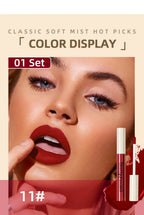 Luxury Matte Lip Gloss Set 12 Waterproof Shades Non Sticky Long Lasting Lipstick Kit For Daily Party Makeup Lootquake LLC