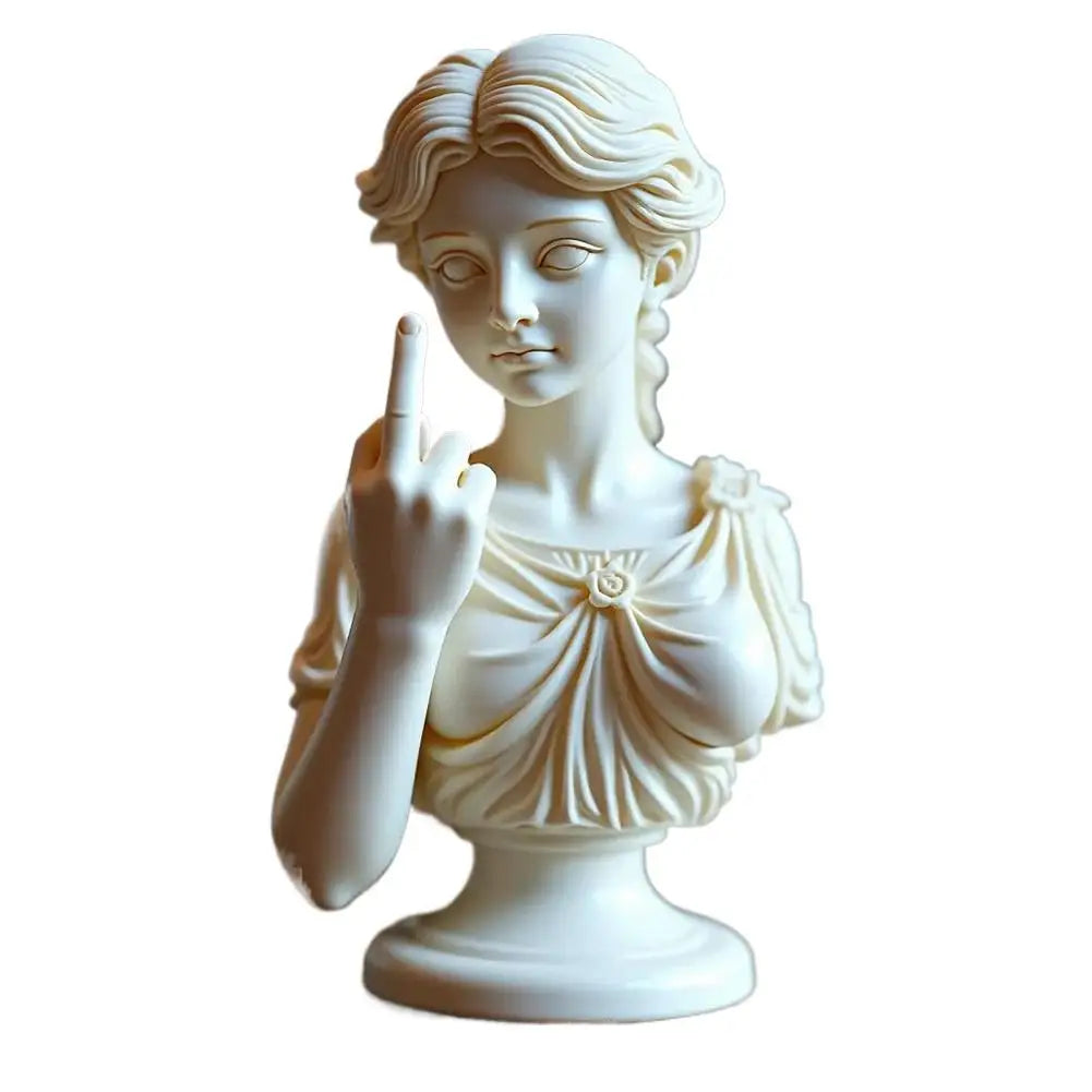 Statue Of Vienna Goddess Funny Goddess Statue 3D Resin Craft Ornaments Unique Design Cultural Symbol Office Home Decoration 2025