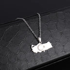Fashion Trend Engraved Alphabet Bear Pendant Cute Animal Necklace Mens Womens Charm Hip Hop Party Street Jewelry Gifts Lootquake LLC