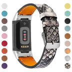 Fitbit Charge 5 6 Leather Strap - Stylish and Comfortable
