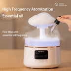 300ml 5W USB Air Diffuser Bluetooth Rain Cloud Humidifier Design Mushroom Lamp Colorful NightLight Ultrasonic Aroma Diffuser