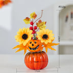 Autumn Theme Party Decor Sunflower Maple Leaf Ornaments Thanksgiving Day Bonsai Harvest Festival DIY Happy Halloween Day 2025 Lootquake LLC