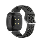 Fitbit Versa & Sense Silicone Band - Breathable Stylish Straps - SJB-DIAMOND ELITES