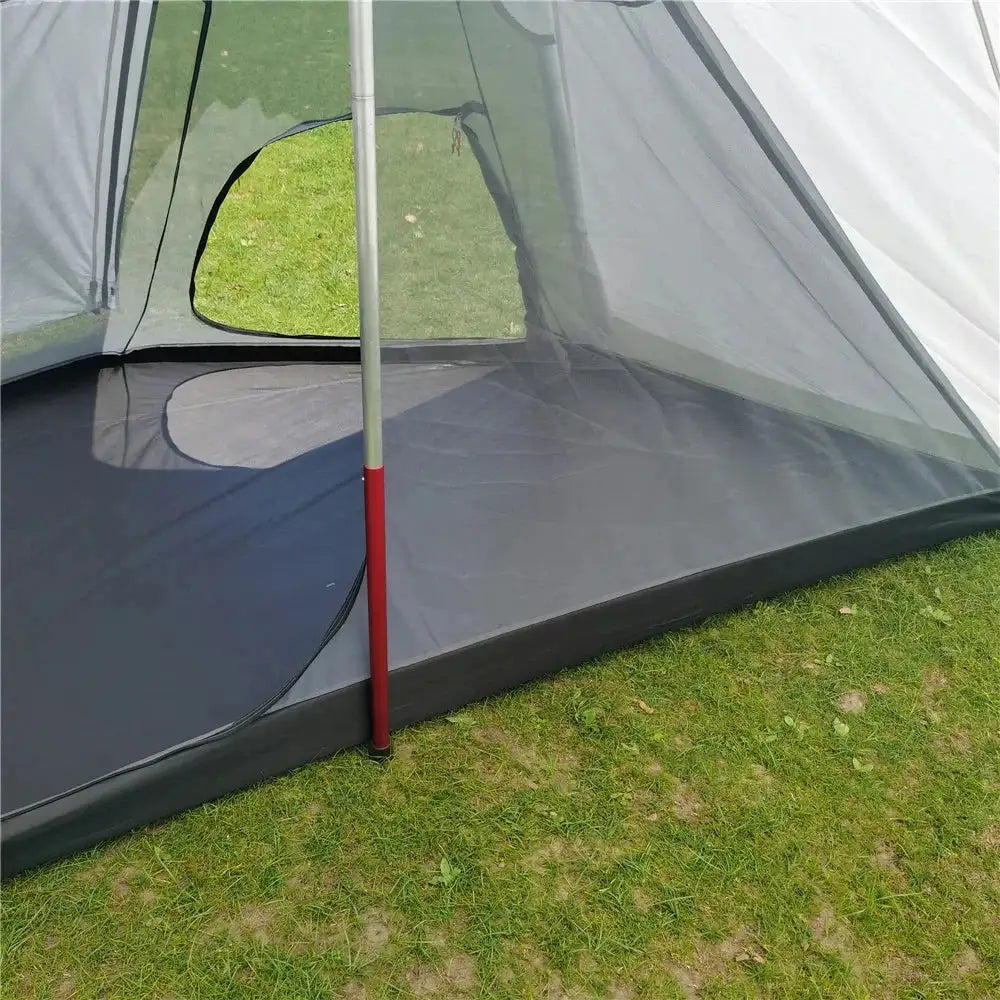 Ultralight Pyramid Tent‘s Inner Tent Outdoor Rodless Summer Mesh Tent Portable Backpacking Hiking Camping Teepee Inside Tent