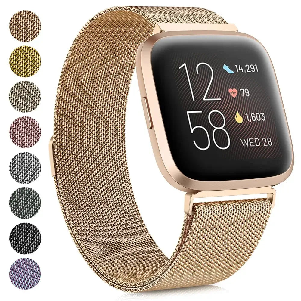 Fitbit Versa & Sense Metal Band - Premium Steel Strap - SJB-DIAMOND ELITES