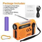 SolarWave 2000: 3-in-1 Crank Radio & Power Bank THRIXINE