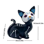 Halloween Home Decorations Dog Cat Ornament Spooky Halloween Haunted House Decor Ghost Cat Dog Ornament Sculpture for Home Lootquake LLC