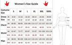 Halloween Women's Bat Dressup Costume Vampire Bat Cosplay Costume Anime Horror Dress Free Black Sexy Socks and Scar Sticker Gift