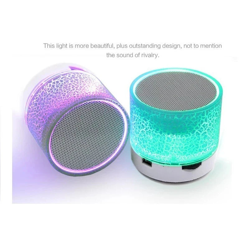 Bluetooth Mini Speaker Wireless Speaker Colorful LED TF Card USB Subwoofer Portable MP3 Music Sound Column For PC Phone Lootquake LLC
