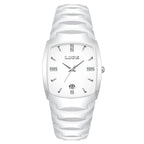 Women's Rose Gold Stainless Steel Luminous Date Slim Watch