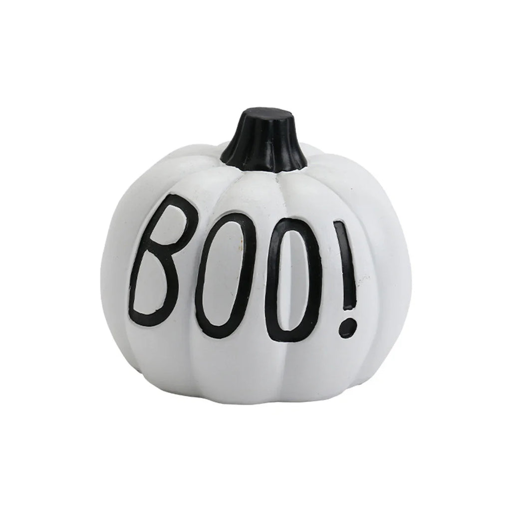 Spooky Resin Pumpkin Decor - Gothic  Tabletop Centerpiece for Halloween Lootquake LLC