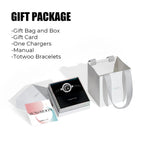 TOTWOO Touch Single Bracelet - Long Distance Touch Bracelet Light up and Vibration Relationship Love Baracelet Smart Jewelry Lootquake LLC