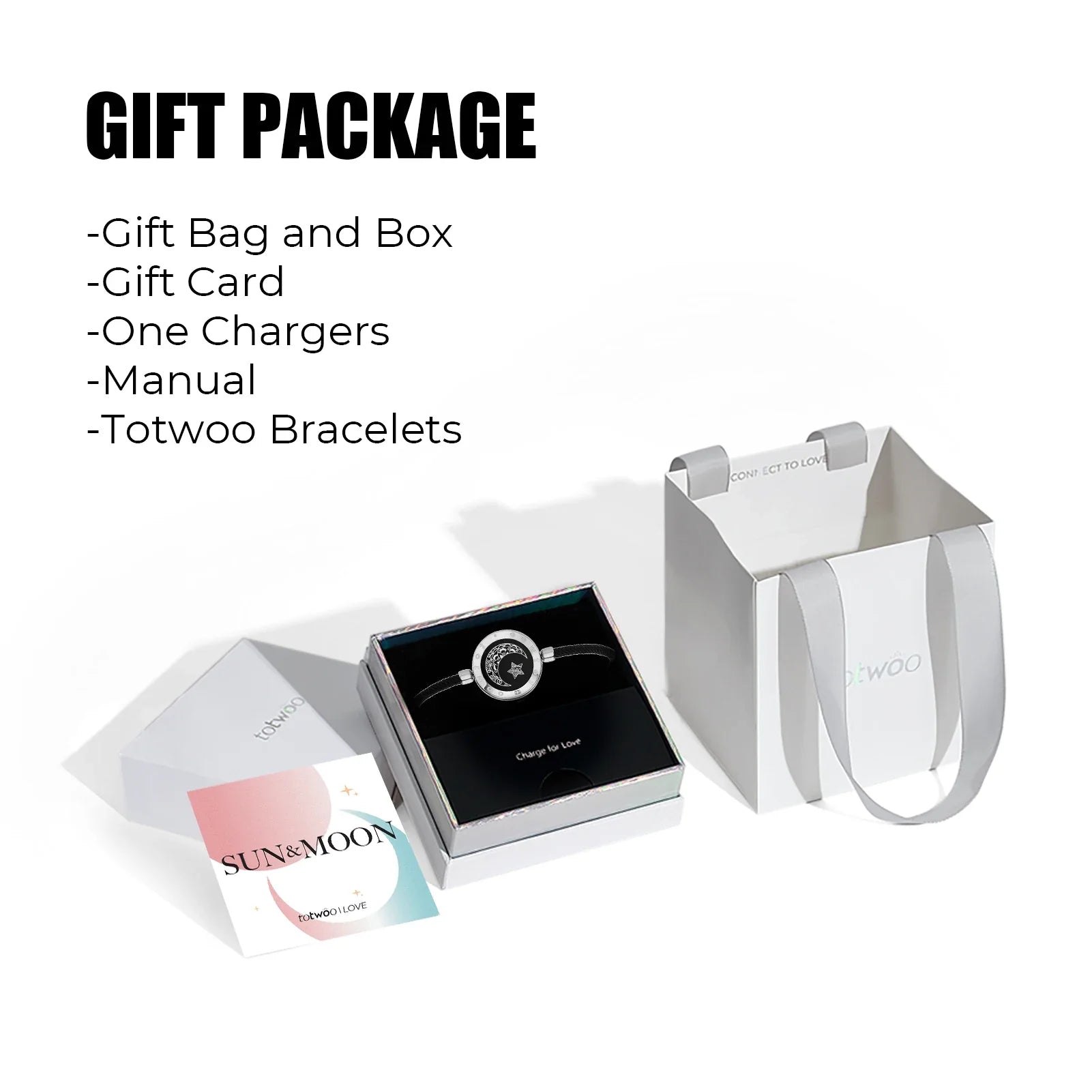 TOTWOO Touch Single Bracelet - Long Distance Touch Bracelet Light up and Vibration Relationship Love Baracelet Smart Jewelry Lootquake LLC