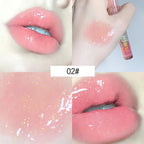 4 PCS Water-gloss Mirror Jelly Lip Gloss Moisturizes Lips Shimmers With Fine Pearls Brightens Lip Color Lootquake LLC
