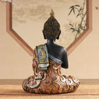 Exquisite Sitting Buddha Statue Sculpture, Religious Artwork Craft, Home Decor Piece, Living Room, Entrance Hall,Office Ornament Lootquake LLC