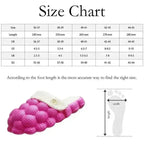 Non-slip Warm Cotton Bubble Slides for Home