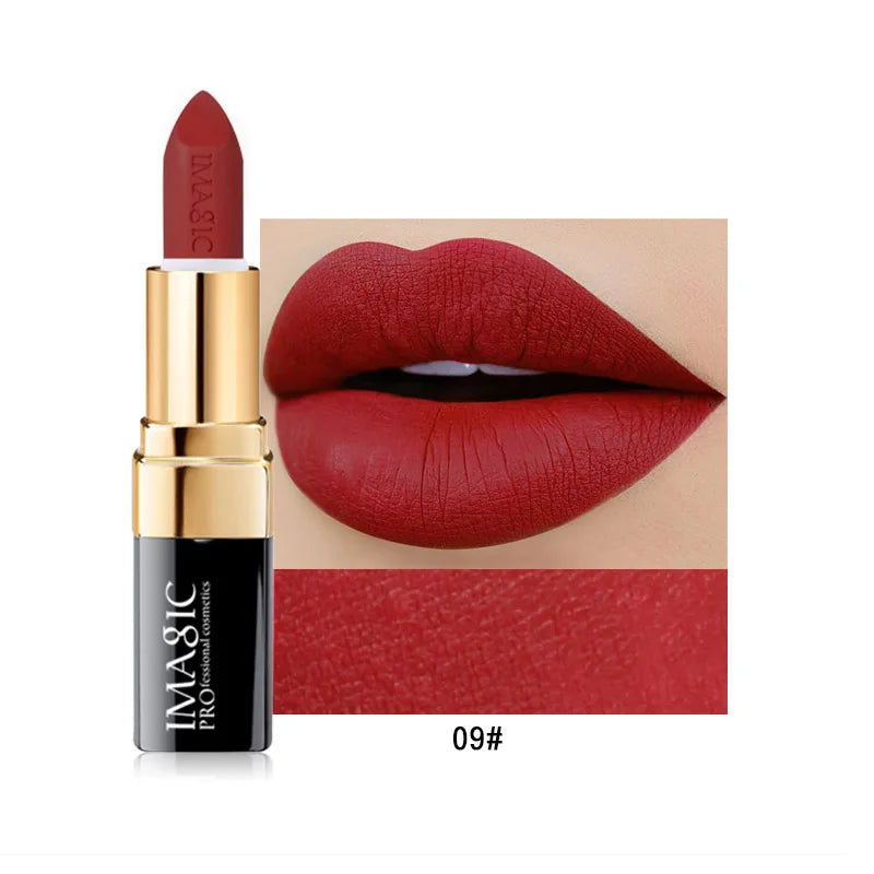IMAGIC Lipstick Moisturizer Lips Smooth Lip Stick Long Lasting Charming Lip Lipstick Cosmetic Beauty Makeup 12 Colors Lootquake LLC