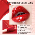 QIBEST 10 Colors Nude Matte Liquid Lipstick Waterproof Silky Lip Gloss Non-Stick Cup Lasting Purple Red Lip Tint Durable Makeup Lootquake LLC