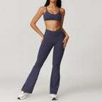 Women's 2-Piece Yoga Set: Crop Top & Leggings THRIXINE