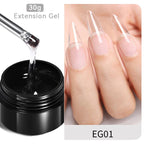 BORN PRETTY 60/30ml Hard Jelly Extension Nail Gel Polish French Nails Nude Pink White Clear Nail Supplies Gel for extension Lootquake LLC