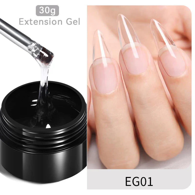 BORN PRETTY 60/30ml Hard Jelly Extension Nail Gel Polish French Nails Nude Pink White Clear Nail Supplies Gel for extension Lootquake LLC