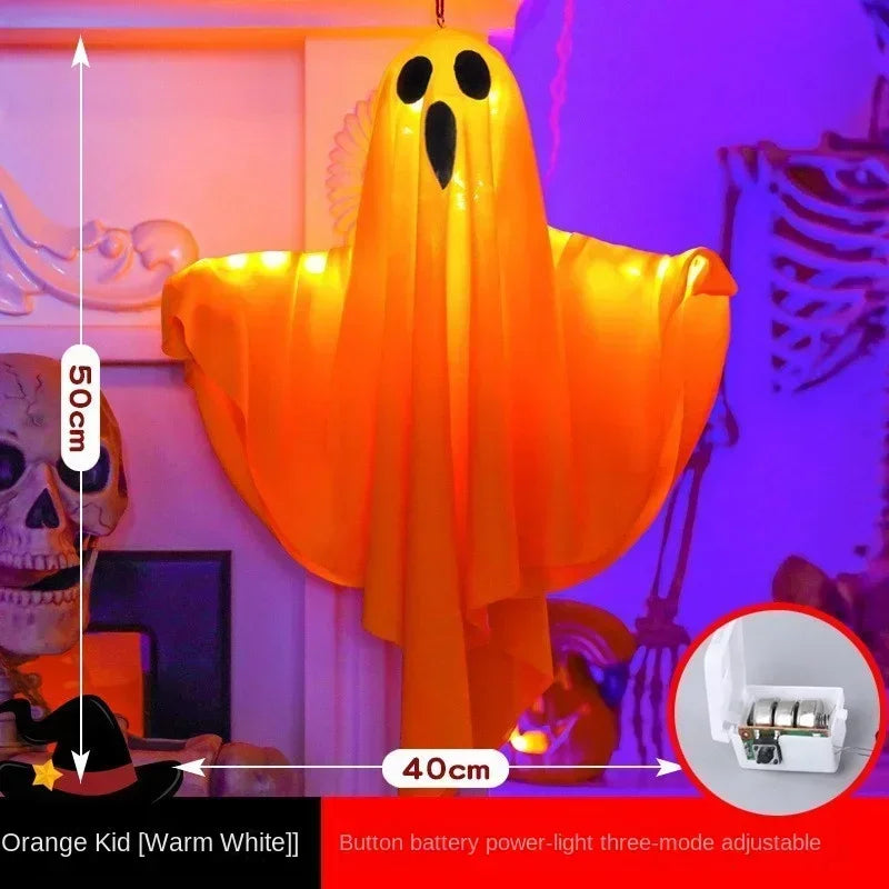 New Halloween Horror Atmosphere Creative Hanging Decorations Haunted House Scene Decoration LED Lights Ghost Party Garden Lootquake LLC