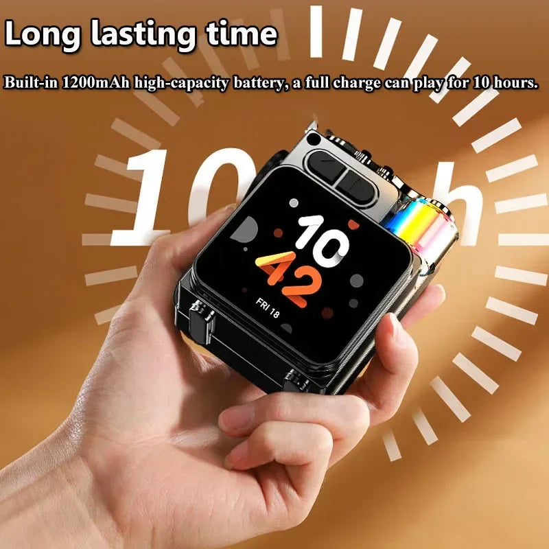 Smart Touch Screen Bluetooth Speaker Mini Portable Audio Player Wireless Handsfree Call MP3 Music Box Support TF Play APP Contro Lootquake LLC