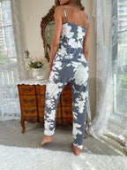Women's Sleepwear Lounge Wear 3 Pcs Women Pajamas Set  Floral Printed Sleepwear Cami Top&Long Pants with Bathrobe Dressing Gown Lootquake LLC