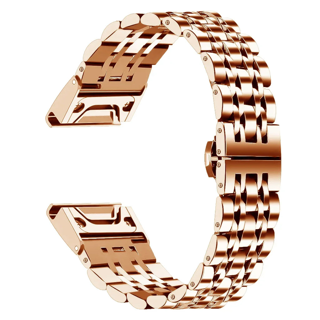 Garmin Stainless Steel Strap - Premium Metal Wristband