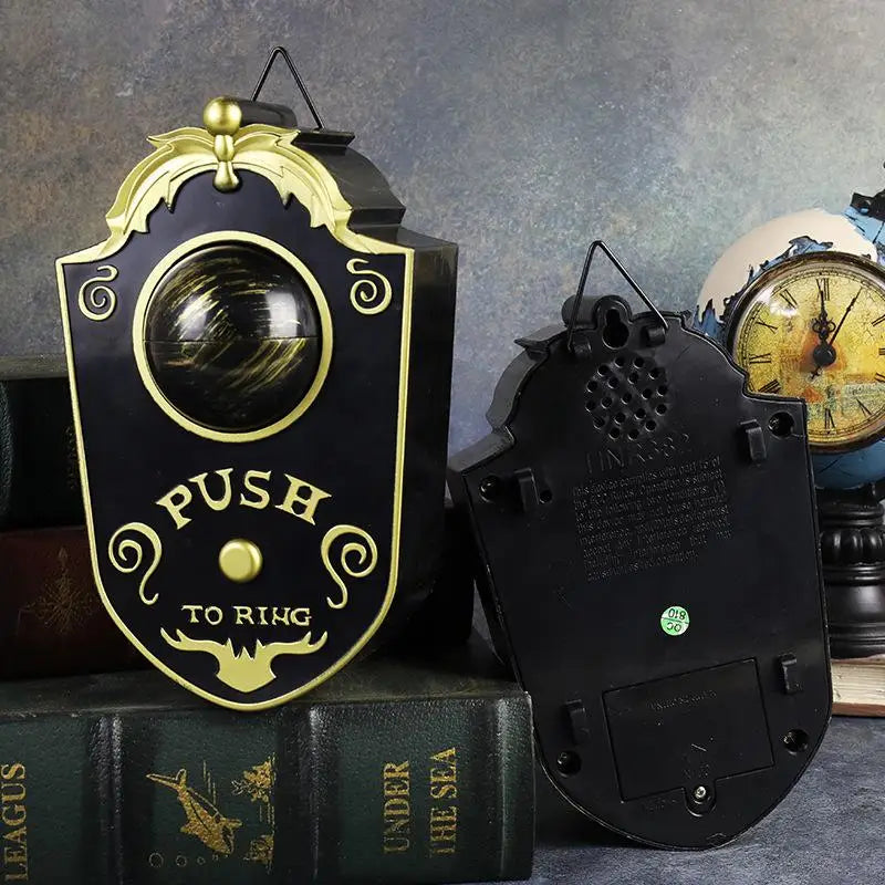 Halloween Decoration One-eyed Doorbell Horror Props Ghost's Day Glowing Home Hanging Electric Luminous Sounding Eyeball Doorbell Lootquake LLC