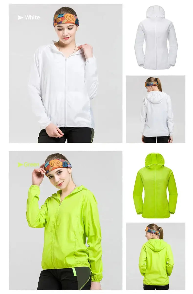 Camping Waterproof Jacket Men Women Windbreaker Men Raincoat Rain Jacket Men Waterproof Hiking Climbing Clothes Sun Protection