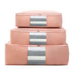 Foldable Storage Bag Non-Woven Clothing Organizer Wardrobe Closet Clothes Organizer Pillow Quilt Blanket Home Storage Bags Lootquake LLC