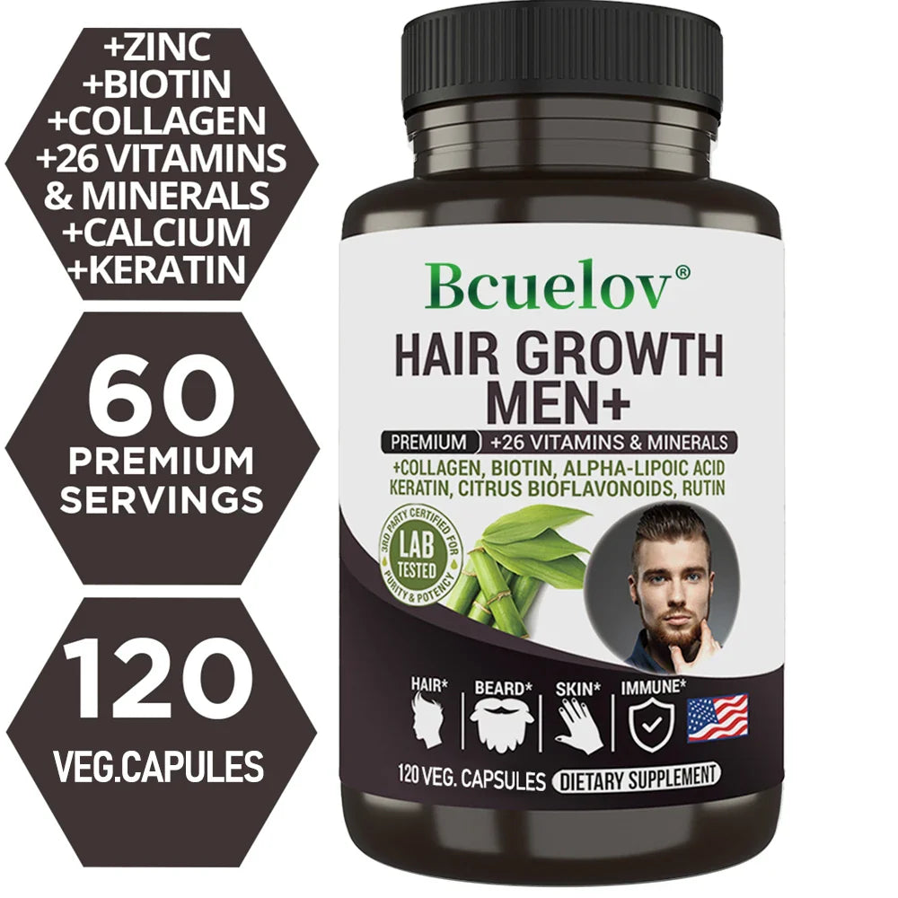 Men's Multivitamin Supplement - Supports Men's Multivitamin with Vitamins A, C, D, E & B12, Zinc, Calcium, Magnesium and More Lootquake LLC