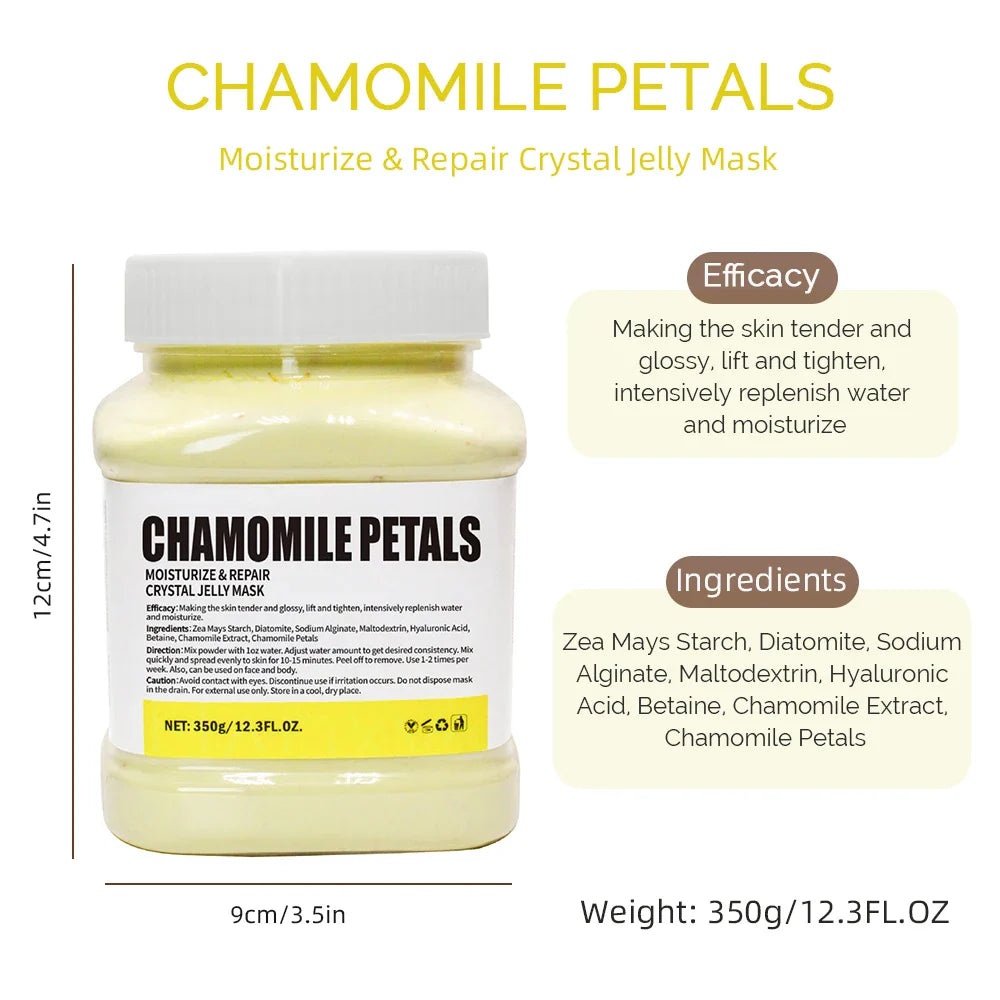 350g Jelly Mask Powder Rose Lavender Crystal Mask Collagen Face Mask Skin Moisturizing Powder Mask Facial Mask DIY Skin Care Lootquake LLC