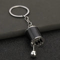 Personalized Keychain Creative Metal Mini Car Parts Manual Transmission Auto Keyring Accessories Key Ring Chain Men Lover Gift Lootquake LLC