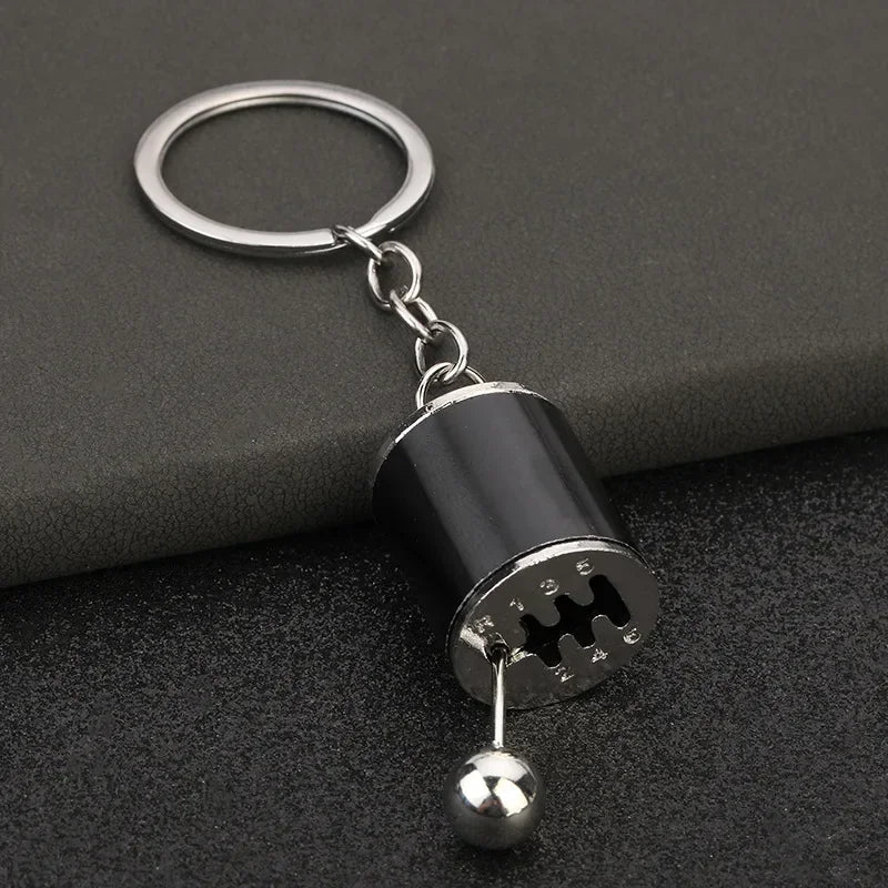 Personalized Keychain Creative Metal Mini Car Parts Manual Transmission Auto Keyring Accessories Key Ring Chain Men Lover Gift Lootquake LLC