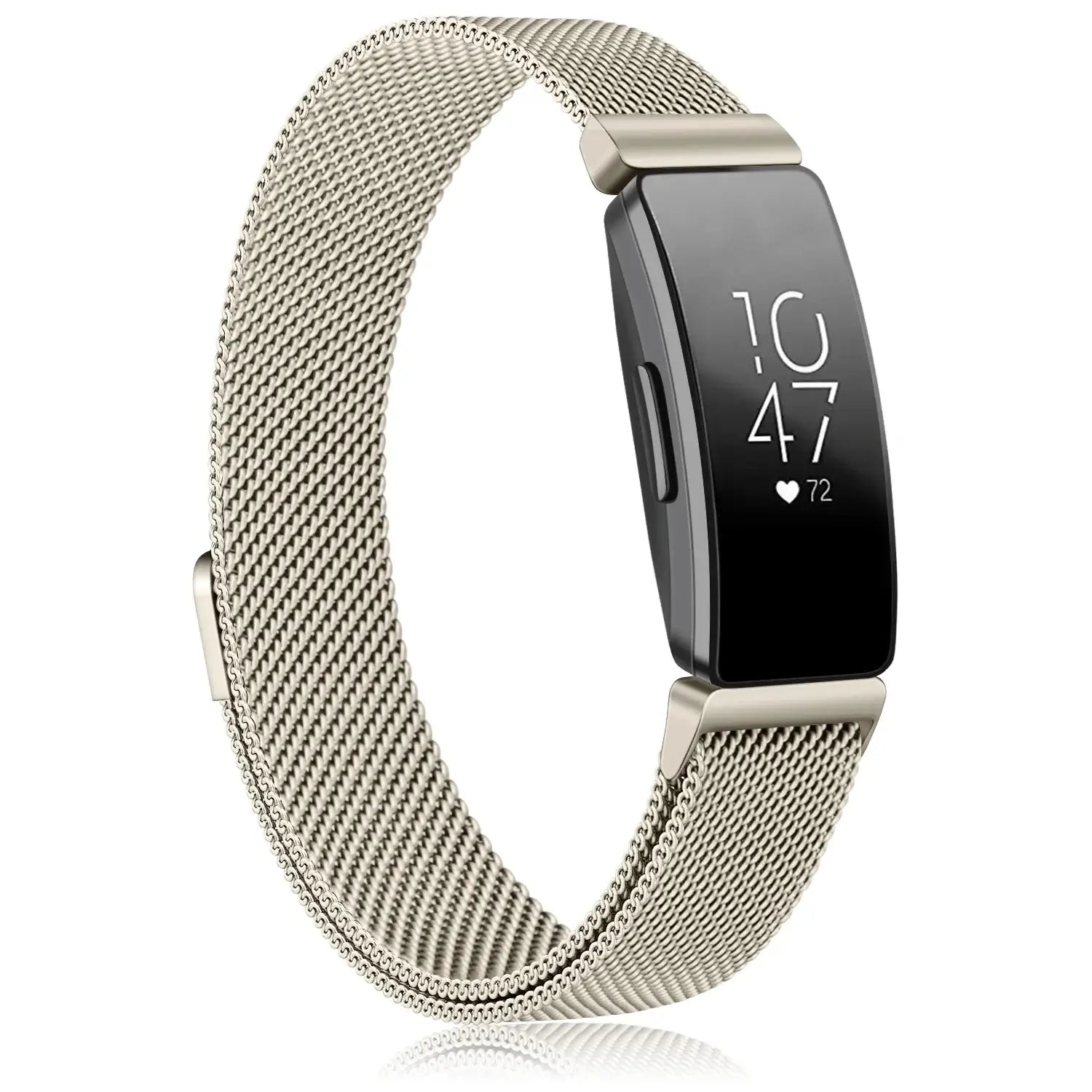 Fitbit Inspire 2, 1, HR Stainless Steel Magnetic Band - Mesh - SJB-DIAMOND ELITES